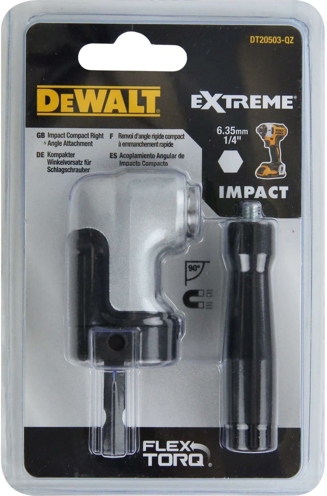 Угловая насадка ударная, компактная DeWalt Impact (2-е поколение) DT20503-QZ - фото №3