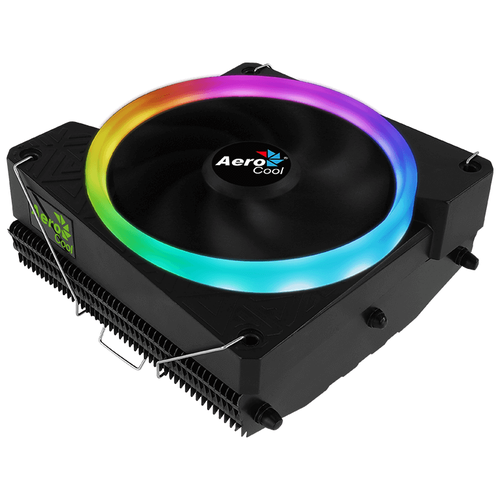 Кулер для процессора AeroCool Cylon 3, черный/ARGB кулер aerocool cylon 4