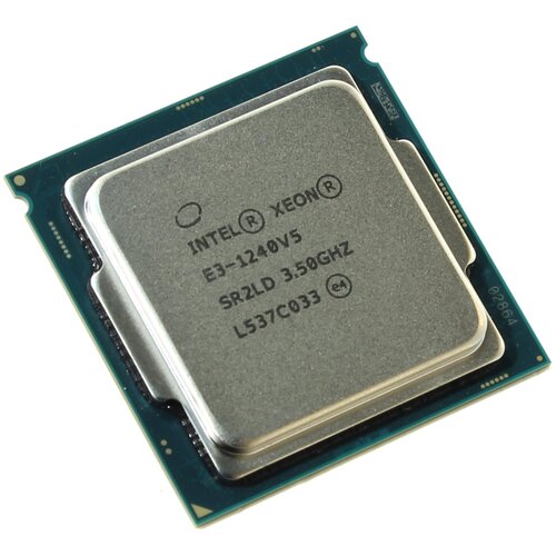 Процессор Intel Xeon E3-1240V5 Skylake LGA1151, 4 x 3500 МГц, OEM процессор intel xeon e3 1230v5 lga1151 4 x 3400 мгц oem