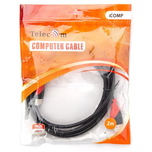 Telecom TCG220-2M кабель аудио видео hdmi m hdmi m г образный ver 1 3 2м черный