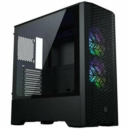 Корпус MagniumGear NEO Air Black, 2х 120mm ARGB Fan, боковая панель Tempered Glass, Mid-Tower