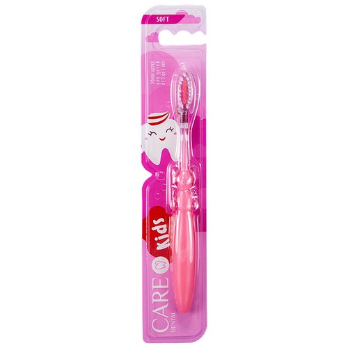 Купить Кэа Дентал Кидс зубная щетка мягкая для детей 3-7 лет Розовая
