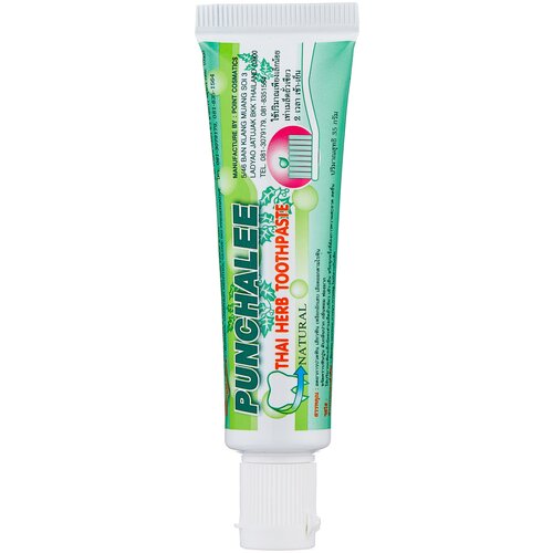 Punchalee Паста Toothpaste Зубная на Натуральных Травах Лечебная, 80г