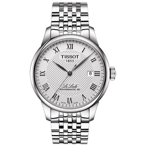 Наручные часы TISSOT T-Classic, белый, серебряный мужские наручные часы tissot gentleman powermatic 80 silicium t1274071603100