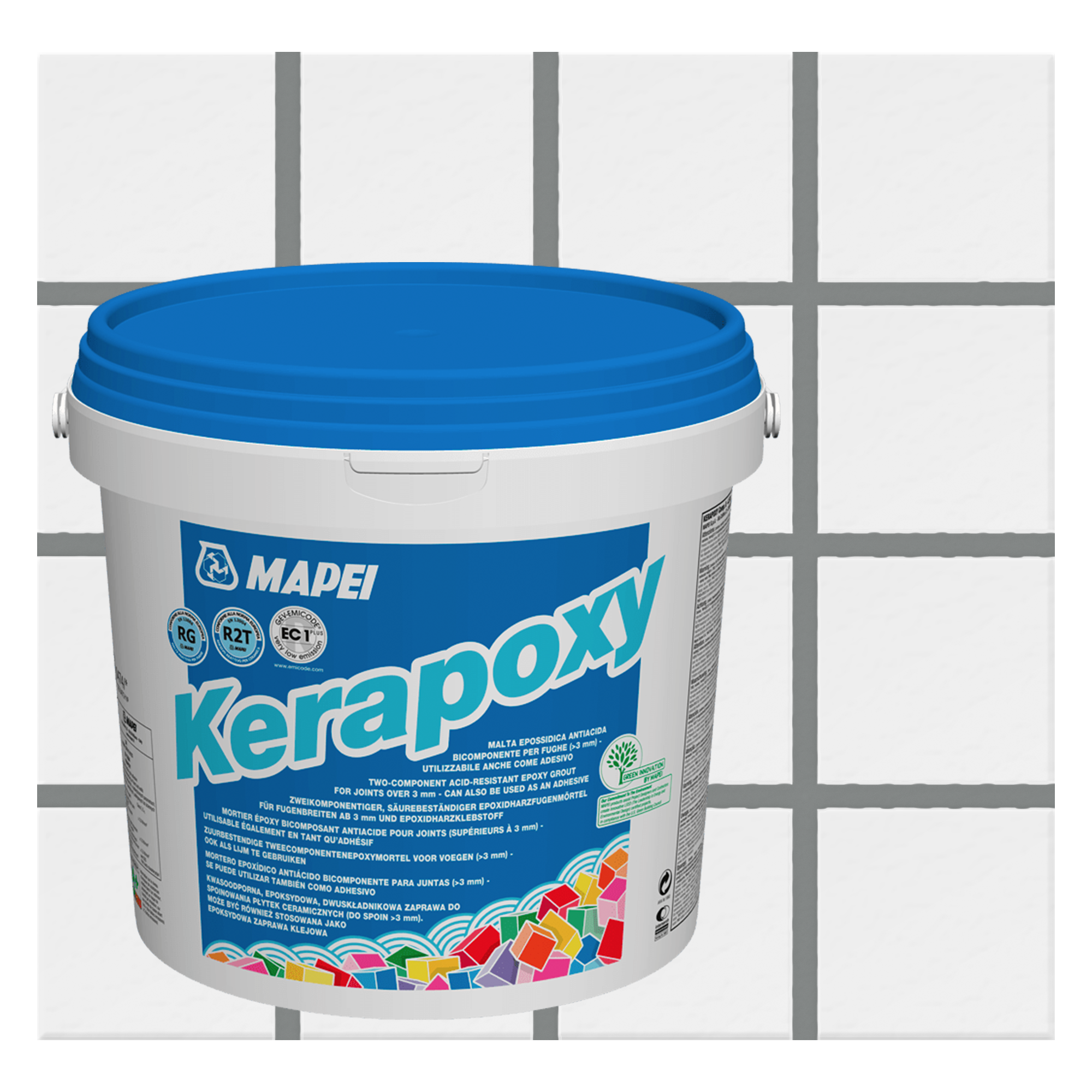 Затирка MAPEI Kerapoxy 112 Серый, 10 кг