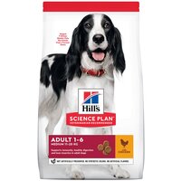 Сухой корм Hill's Science Plan для взрослых собак средних пород для поддержания иммунитета, с курицей 12 кг