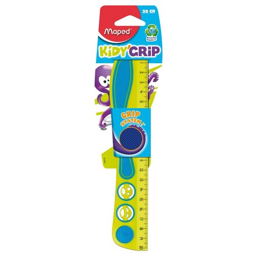 Maped Линейка Kidy'Grip 20 см (278710), микс