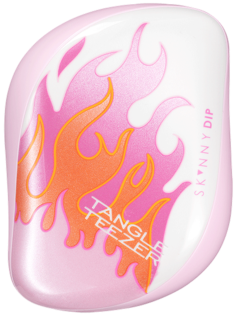 Tangle Teezer Compact Styler Skinny Dip Hot Flame - Тангл Тизер Скинни Дип Расчёска (розовая) -