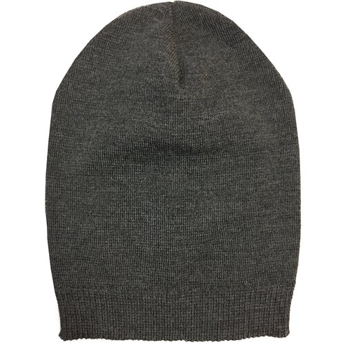 фото Шапка бини anru, размер универсальный, серый