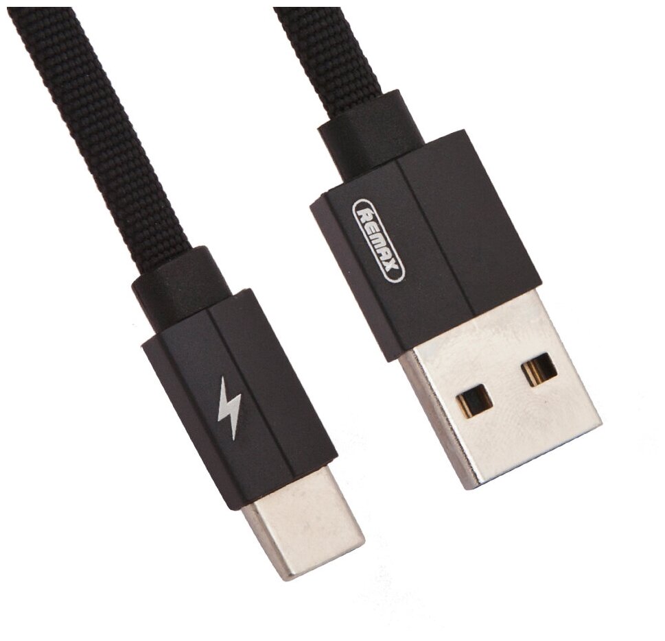 Кабель USB - Type-C Remax RC-094a Kerolla, 1.0м, 2.4A, цвет: чёрный