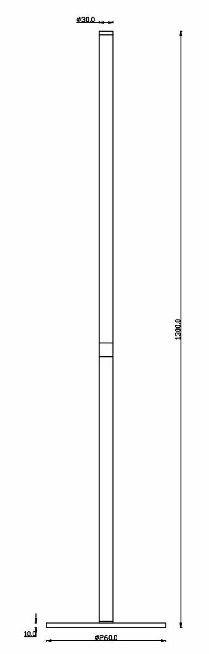 Торшер Maytoni RAY Z012FL-L18B3K - фото №7