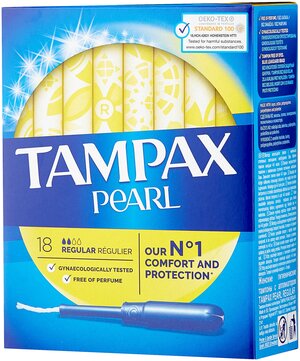 TAMPAX тампоны Pearl Regular, 2 капли