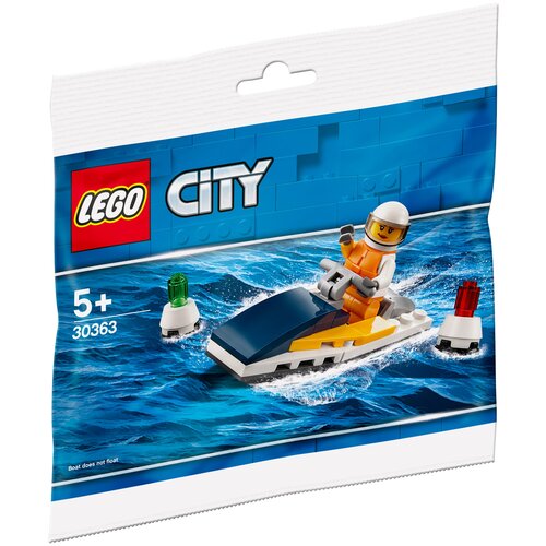 Конструктор LEGO City 30363 Гоночный катер, 34 дет. конструктор lego city 30220 пожарный катер