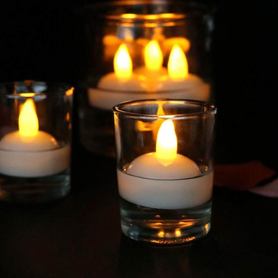 Светодиодная свеча в воду на батарейках - фотография № 12