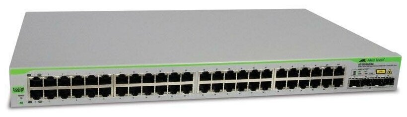 Коммутатор Коммутатор Allied Telesis AT-GS950/48PS-50 48G 24PoE+ 370W настраиваемый