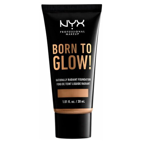 NYX professional makeup Тональный крем Born to glow!, 30 мл, оттенок: caramel nyx professional makeup тональный крем born to glow 30 мл оттенок deep espresso