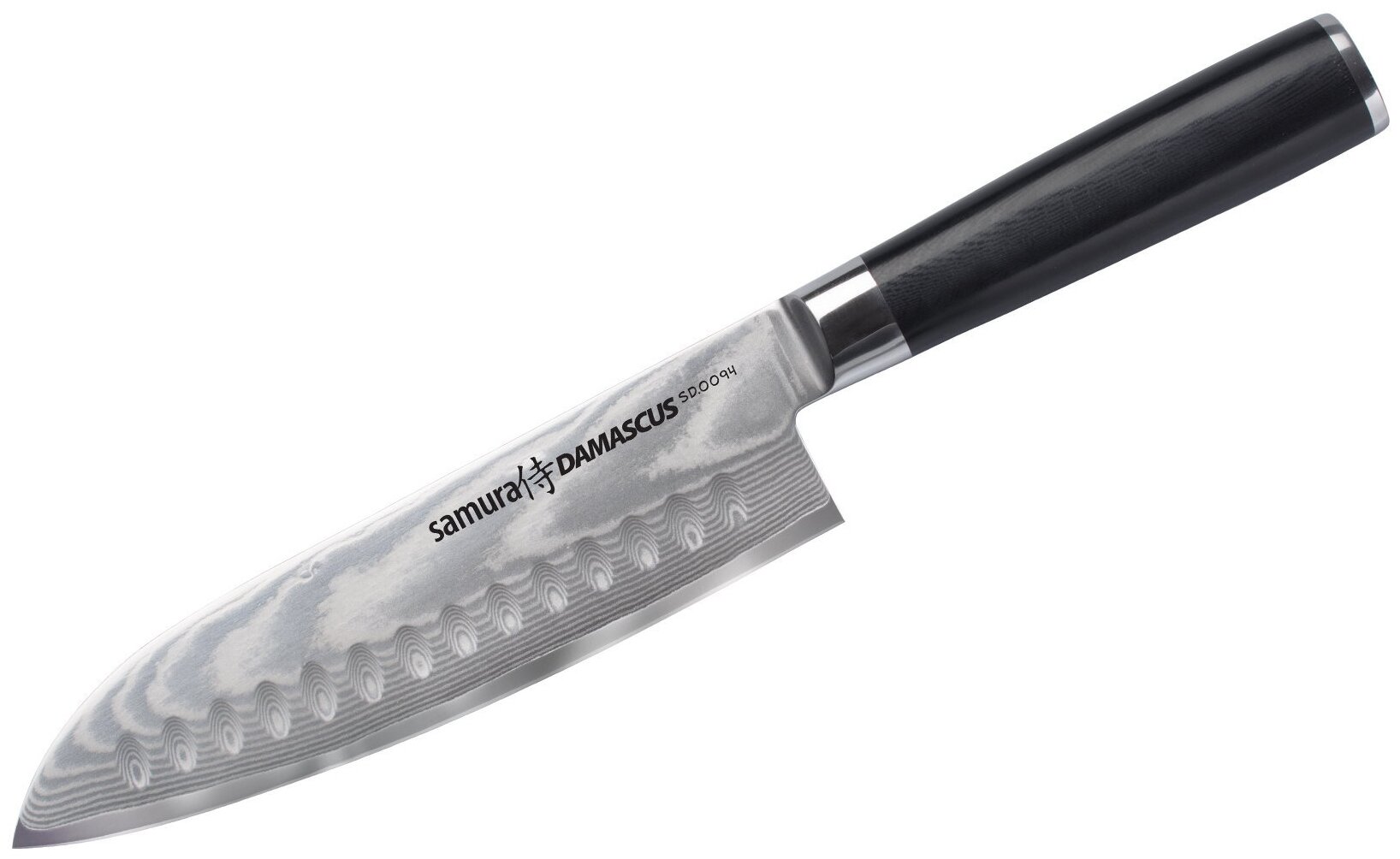 Нож сантоку Samura Damascus, лезвие 18 см