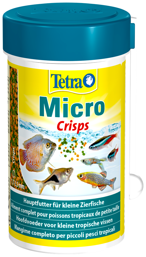 Корм Tetra для мелких видов рыб Micro Crisps чипсы 100 мл