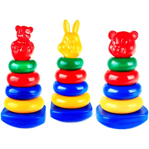 Развивающая игрушка Строим вместе счастливое детство качалка Квадрат (мультик), 5 дет. развивающая игрушка строим вместе счастливое детство качалка круг конус 4 дет