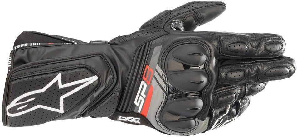ALPINESTARS Мотоперчатки кожаные SP-8 v3 черный, 10 — фото 2