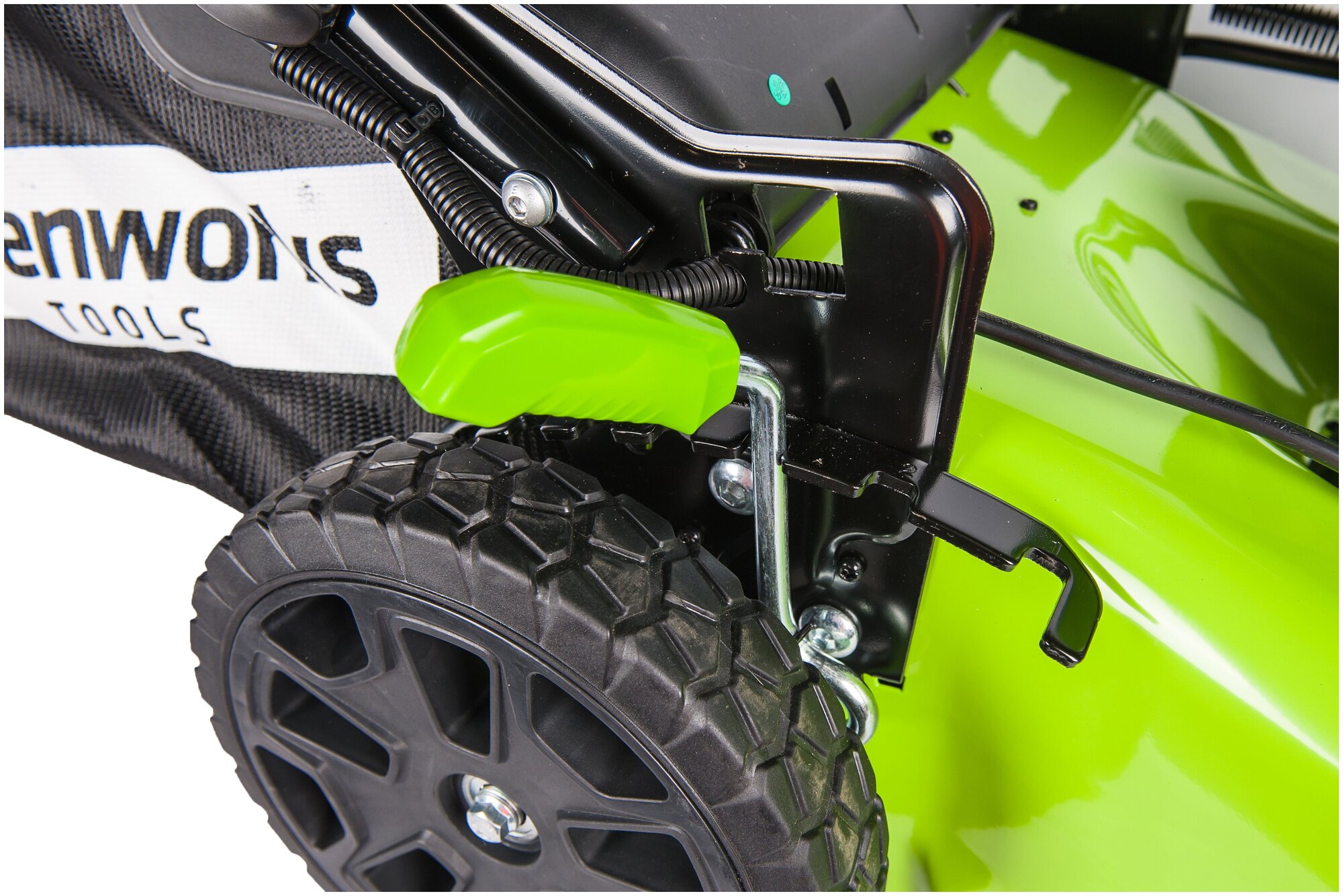Аккумуляторная газонокосилка Greenworks 2502807 60V 46cm GD60LM46HP DigiPro, 4 А·ч, без АКБ и ЗУ, 46 см - фото №5