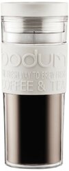 Термокружка Bodum Travel Mug, twist, 0.45 л, белый