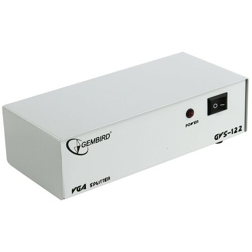 Разветвитель CABLEXPERT VGA , HD15F/2x15F, 1комп.-2 монитора, каскадируемый