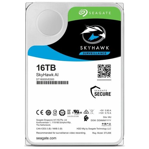 Жесткий диск Seagate 16 ТБ ST16000VE000