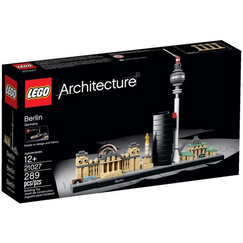 конструктор 21027 829 дет Конструктор LEGO Architecture 21027 Берлин, 289 дет.