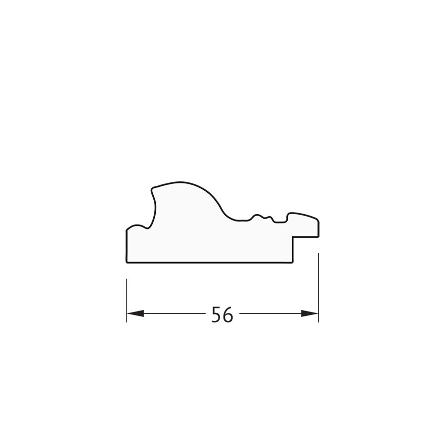 Зеркало в раме 50x70см Evoform виньетка состаренная бронза - фото №6