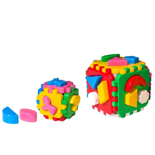 Развивающая игрушка ТехноК Умный малыш 1+1, 18 дет., разноцветный