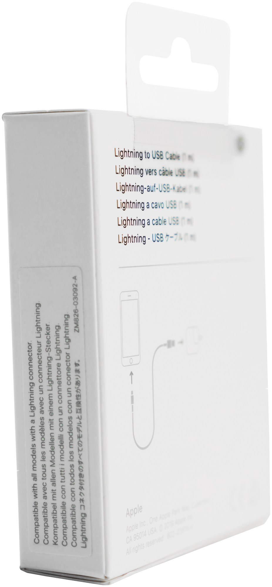 Кабель USB (M)- Lightning (M), 1 м, 1 шт, белый - фотография № 7