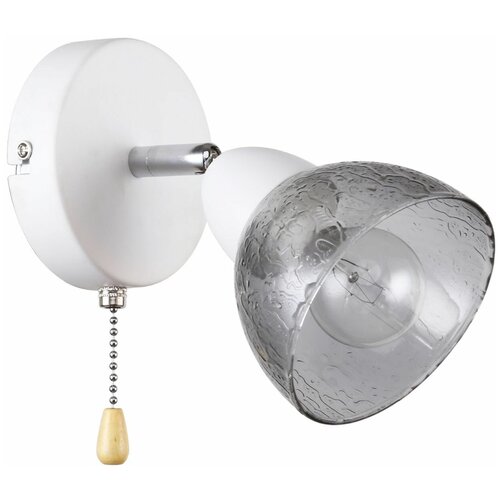 фото Бра f-promo rosebud 2350-1w, e14, 40 вт, кол-во ламп: 1 шт., цвет арматуры: хромовый, цвет плафона: серый