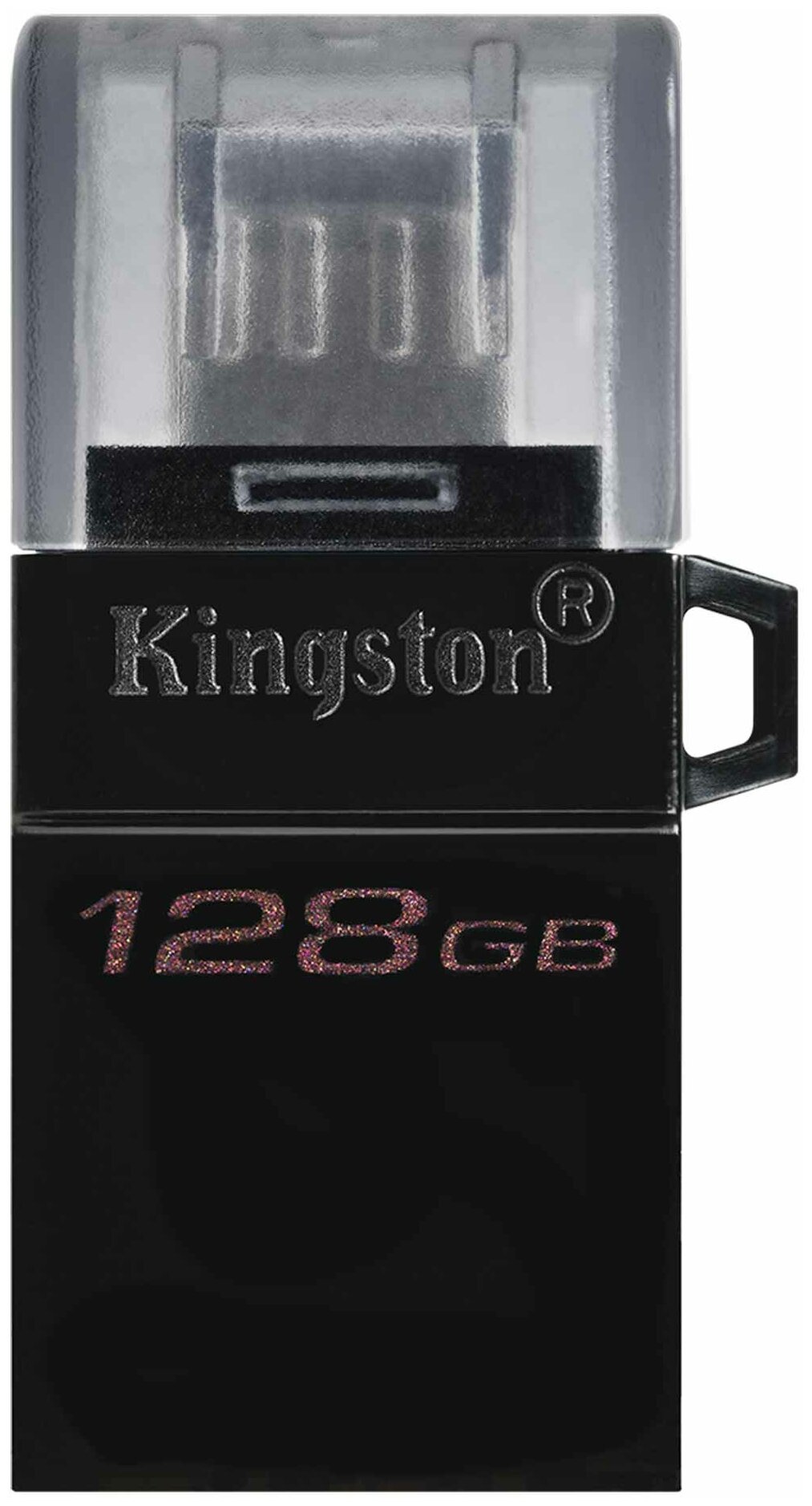 Флеш-накопитель USB 3.0 128GB Kingston DataTraveler microDuo3 G2 (USB 3.0/3.2 + microUSB) чёрный