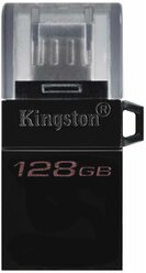 Флешка Kingston DataTraveler microDuo 3.0 G2 128 GB, черный