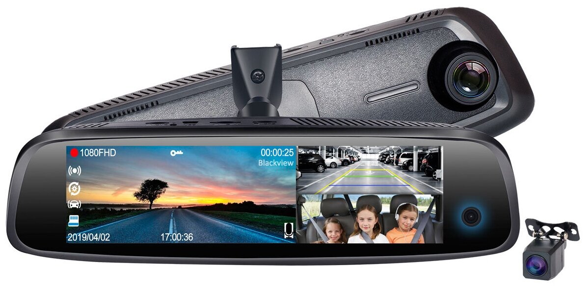 Автомобильный видеорегистратор с радар детектором / Регистратор автомобильный Blackview X8 (2+32), 4G, Wi-Fi, GPS навигация,3 камеры, с функцией GPS радара и удаленного мониторинга 24 часа в сутки.