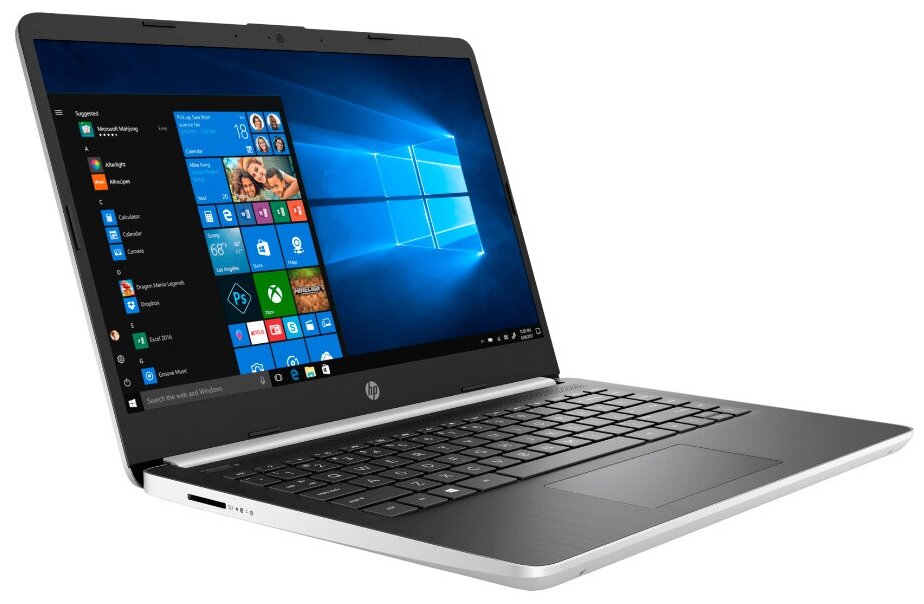 Ноутбук HP 14s-dq1013ur, 14", IPS, Intel Core i7 1065G7 1.3ГГц, 8Гб, 512Гб SSD, Intel Iris Plus graphics , Windows 10, , серебристый - фото №2