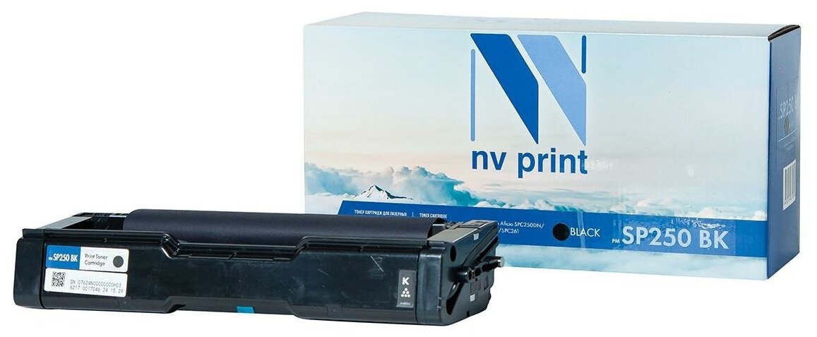 Тонер-картридж NV Print NVP совместимый NV-SP250 Black для Ricoh Aficio SPC250DN/SPC260/SPC261 (2000k)