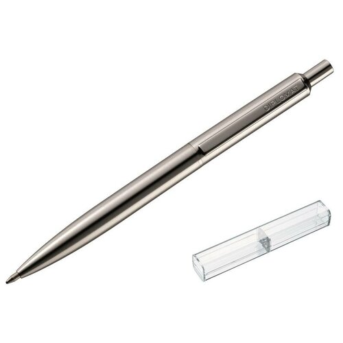 Ручка шариковая Diplomat Equipment stainless steel цвет чернил синий цвет корпуса серебристый (D10543213)