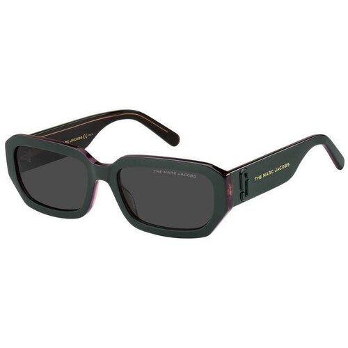 Солнцезащитные очки MARC JACOBS, прямоугольные, для женщин, серый