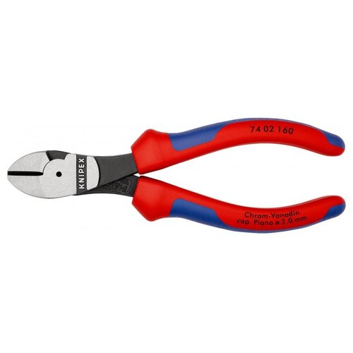 knipex 13 02 160 красный синий Бокорезы Knipex 74 02 160 160 мм красный/синий