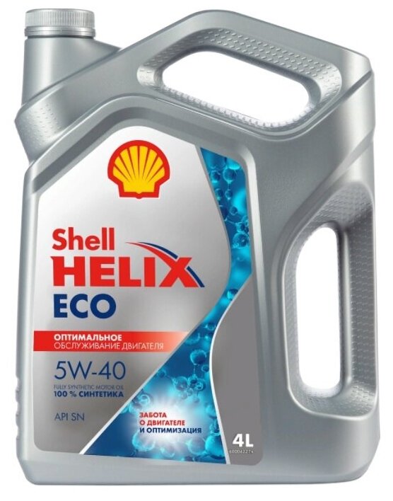 Синтетическое моторное масло SHELL Helix ECO 5W-40