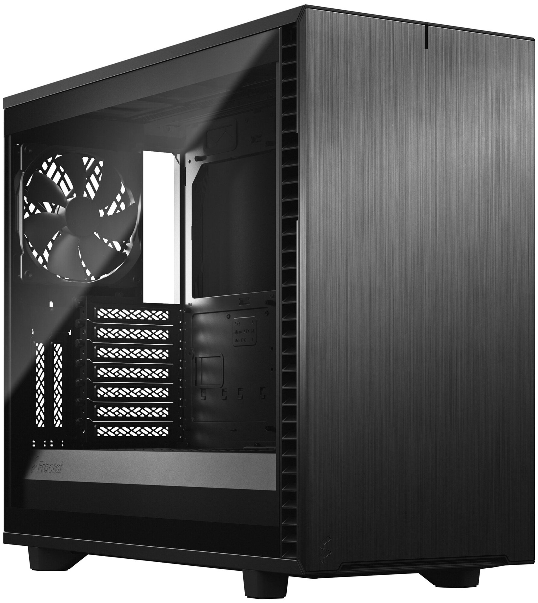 Корпус Fractal Design Define 7 Black TG Light Tint (E-ATX, ATX, mATX, Mini-ITX, Midi-Tower, без БП, с окном, 2xUSB 2.0, 2xUSB 3.0, USB Type-C, Audio)