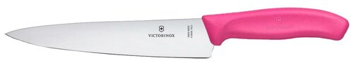 Нож разделочный VICTORINOX Swiss Classic, лезвие 19 см, розовый, в картонном блистере 6.8006.19L5B