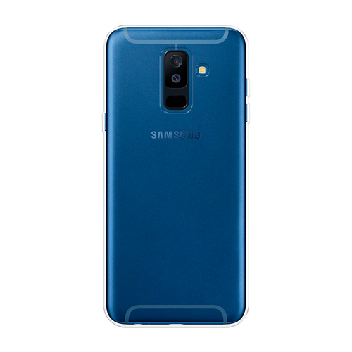 Силиконовый чехол на Samsung Galaxy A6 Plus / Самсунг Галакси A6 Плюс, прозрачный пластиковый чехол биг бэн на samsung galaxy a6 самсунг галакси а6 плюс