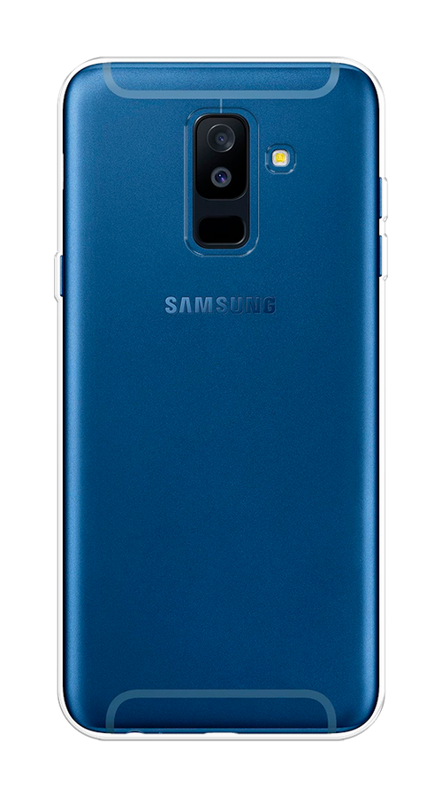 Чехол на Samsung Galaxy A6 + / Самсунг Галакси А6 Плюс прозрачный