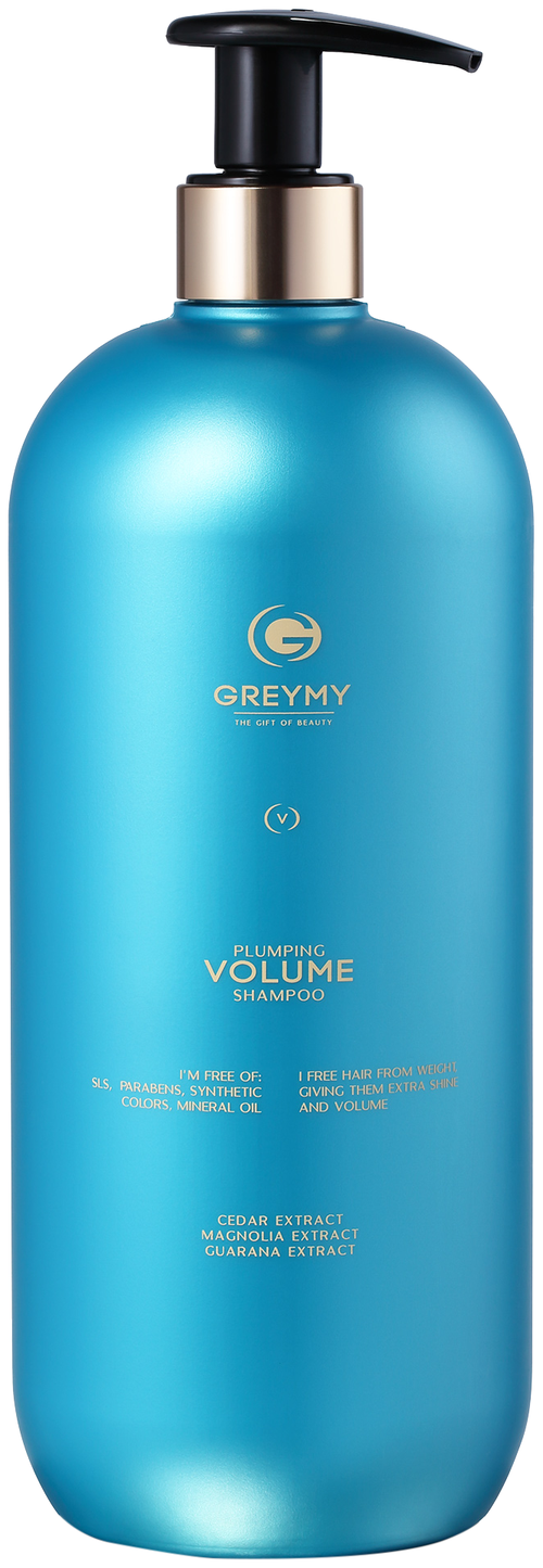 GREYMY шампунь Plumping Volume уплотняющий для объёма, 1000 мл