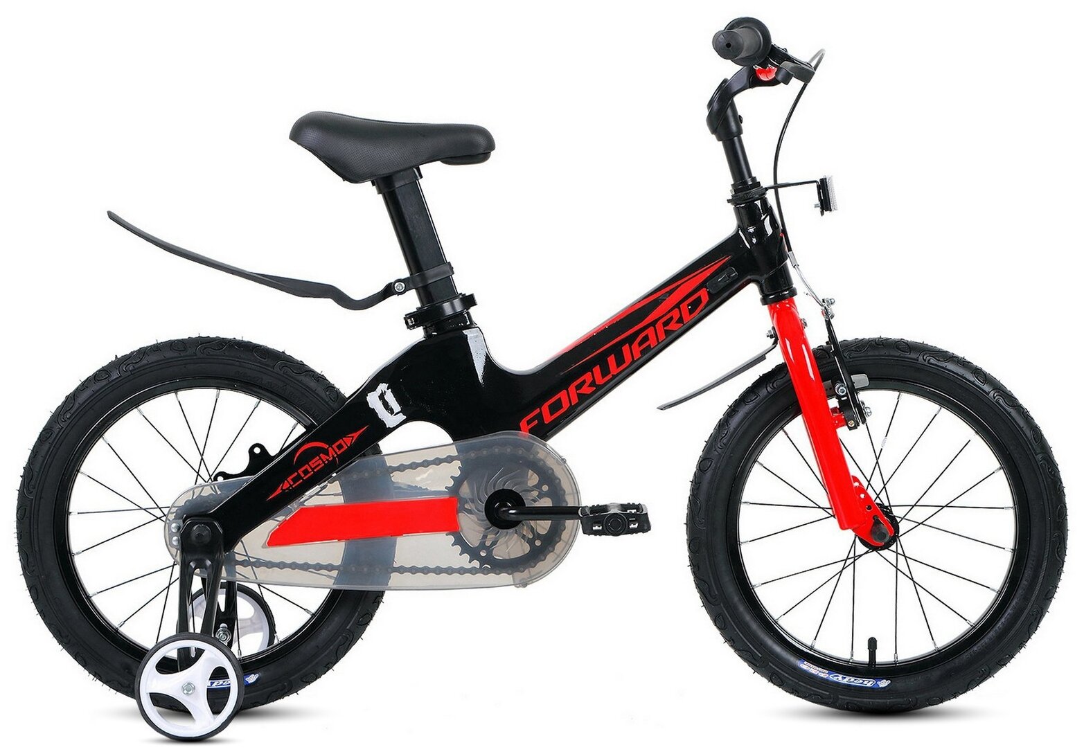 Детский велосипед Forward Cosmo 16 (2021) 16 Черно-красный