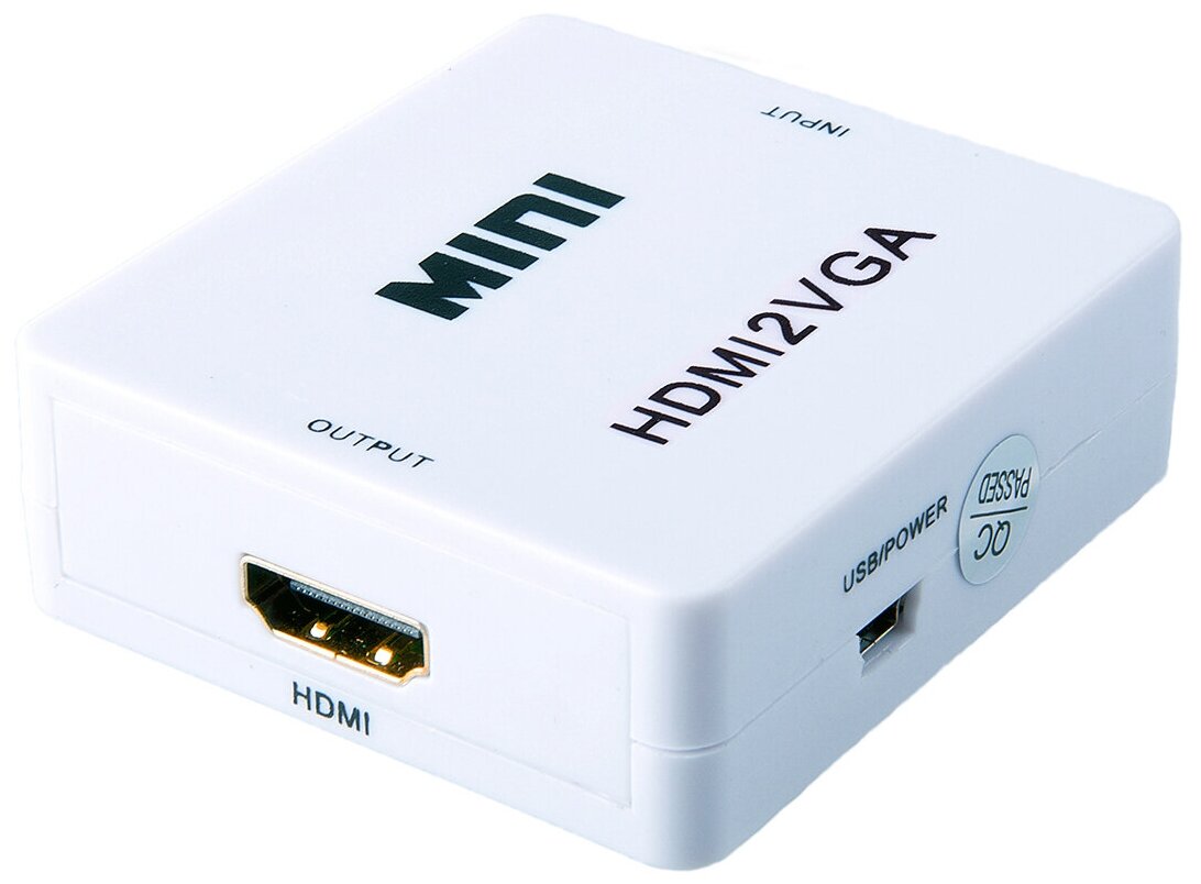 Greenconnect Мультимедиа professional конвертер HDMI > VGA серия Greenline Greenconnect Greenline HDMI > VGA (GL-v112) - фото №4