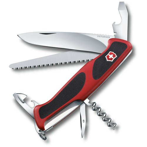 Нож многофункциональный VICTORINOX RangerGrip 55 красный/черный нож многофункциональный victorinox rangergrip 61 красный черный